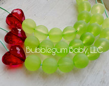Load image into Gallery viewer, Grinch inspired heart necklace