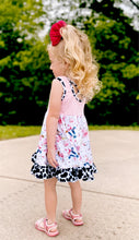 Load image into Gallery viewer, Pink cow dress