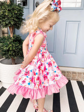 Load image into Gallery viewer, Roses twirl dress